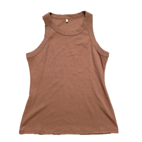 SHEIN Tops - SHEIN camel tank top. Size XL. EXCELLENT CONDITION!